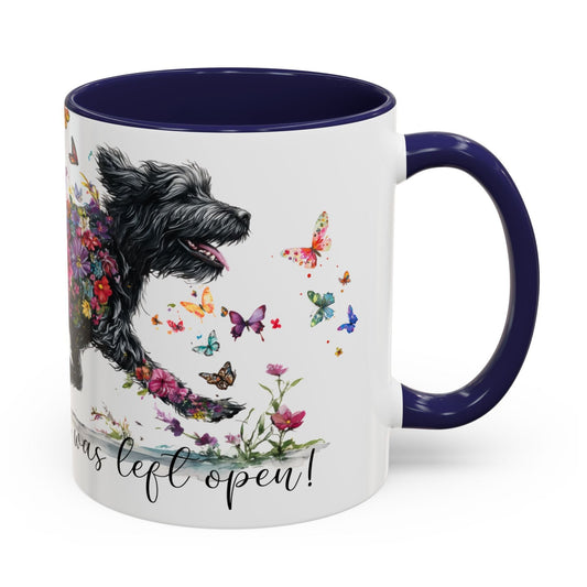 Labradoodle/Groodle #1  Live like the gate was left open, Accent Mugs, 11oz & 15oz