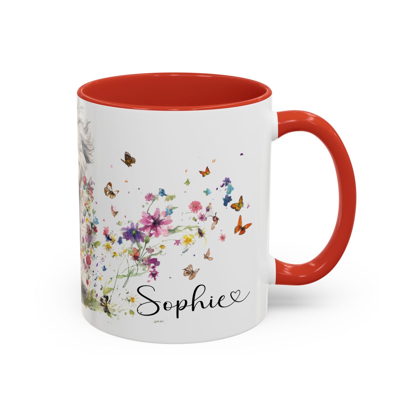 Cotton de Tulear Personalized Accent Mugs, 11oz