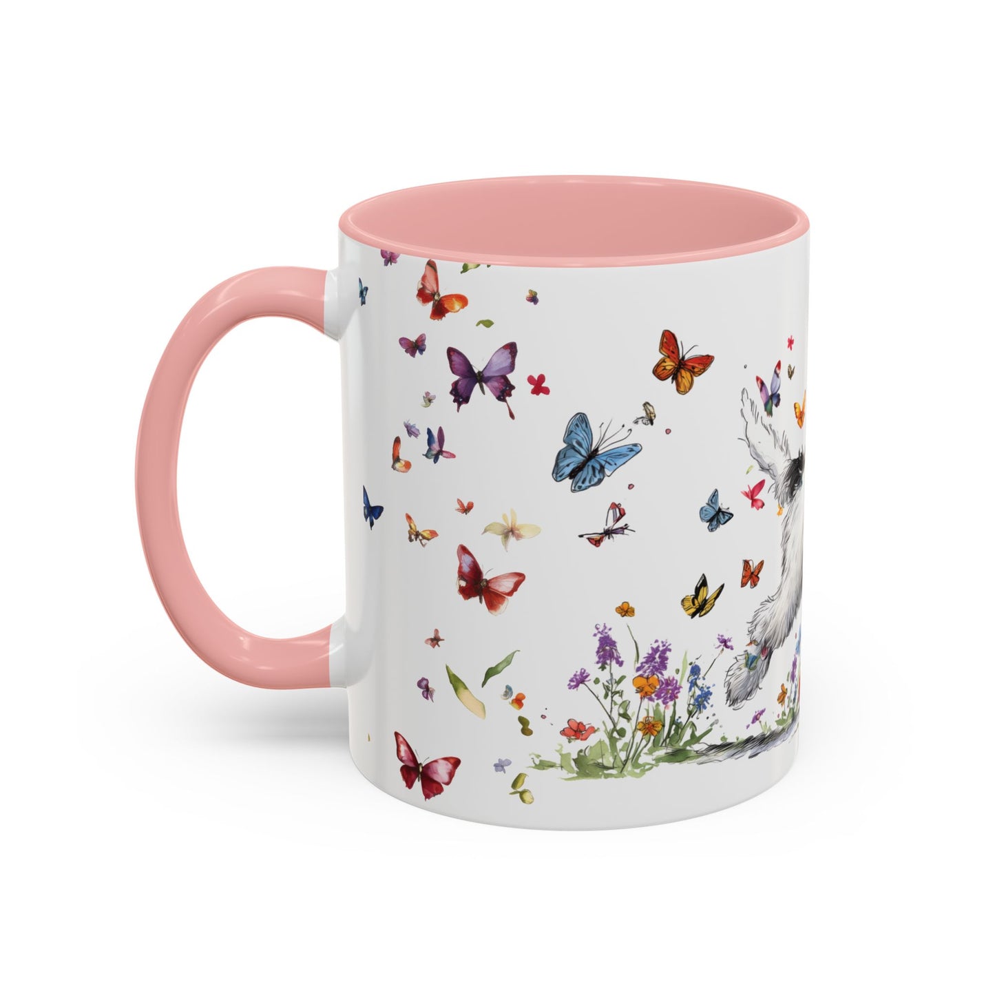 Sealyham Terrier Personalized Accent Mugs, 11oz