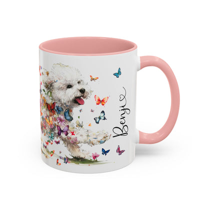 Bichon Frise #2 Personalized colourful Mugs, 11oz