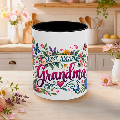 Most Amazing Grandma, 11oz  accent mug