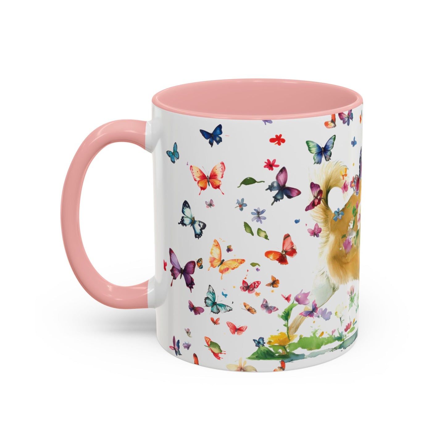 Wheaten Buhund Personalized Accent Mugs, 11oz