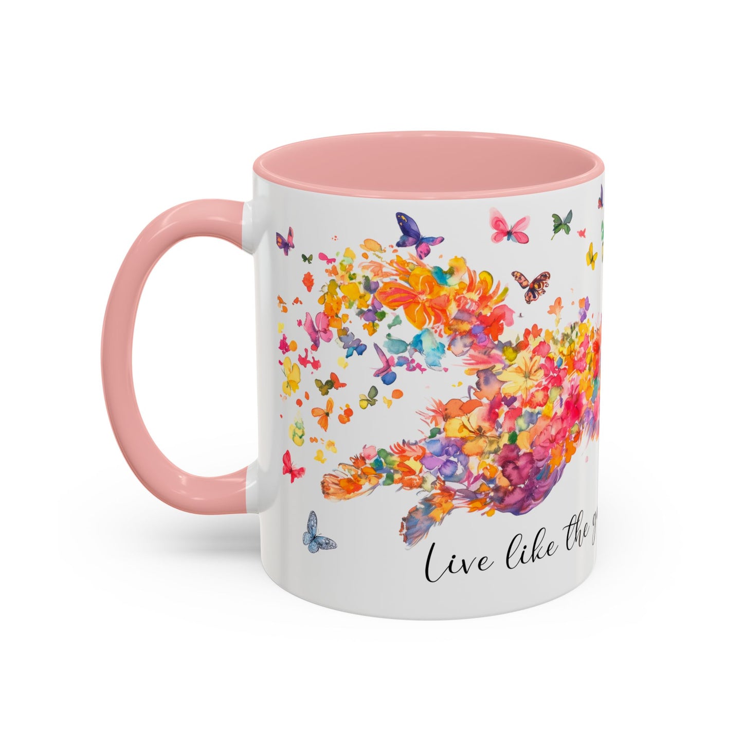 CAVALIER KING CHARLES live like the gate was left open colourful Mugs, 11oz