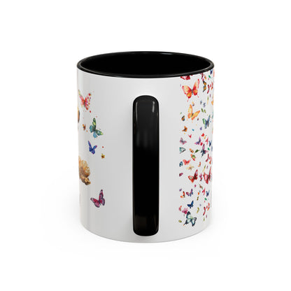 Golden Doodle/Groodle #3 "Live like the gate was left open" Accent Mugs, 11oz