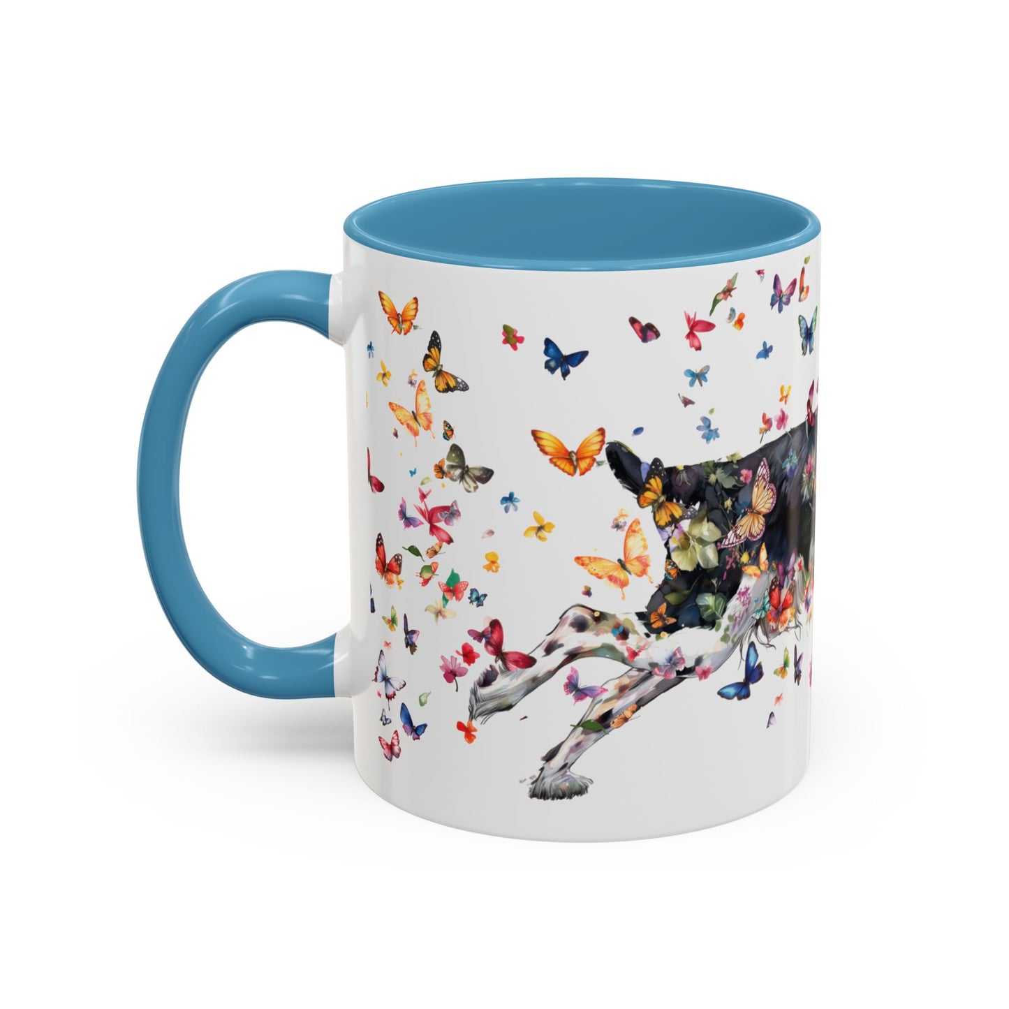 English Springer Spaniel Personalized Accent Mugs, 11oz