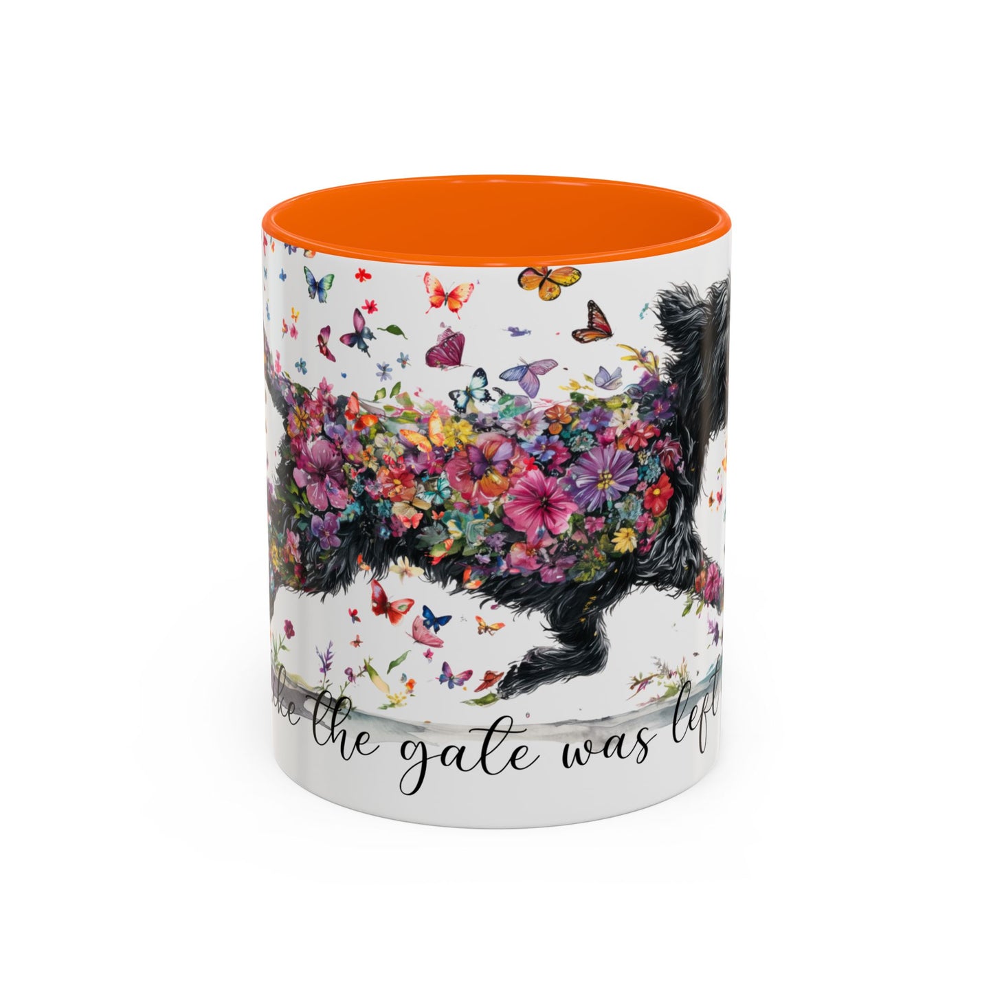 Labradoodle/Groodle #1  Live like the gate was left open, Accent Mugs, 11oz & 15oz