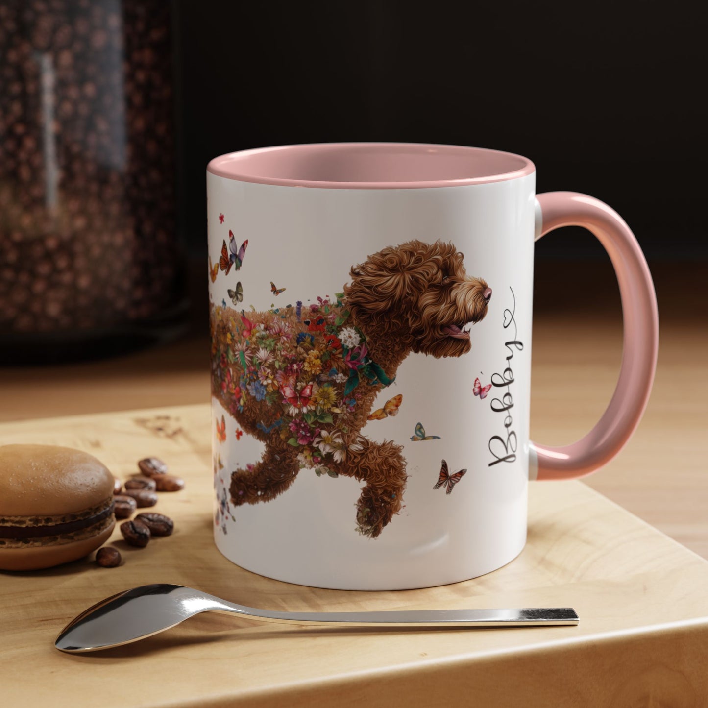 Lagotto Romagnolo #2 Personalized Accent Mugs, 11oz