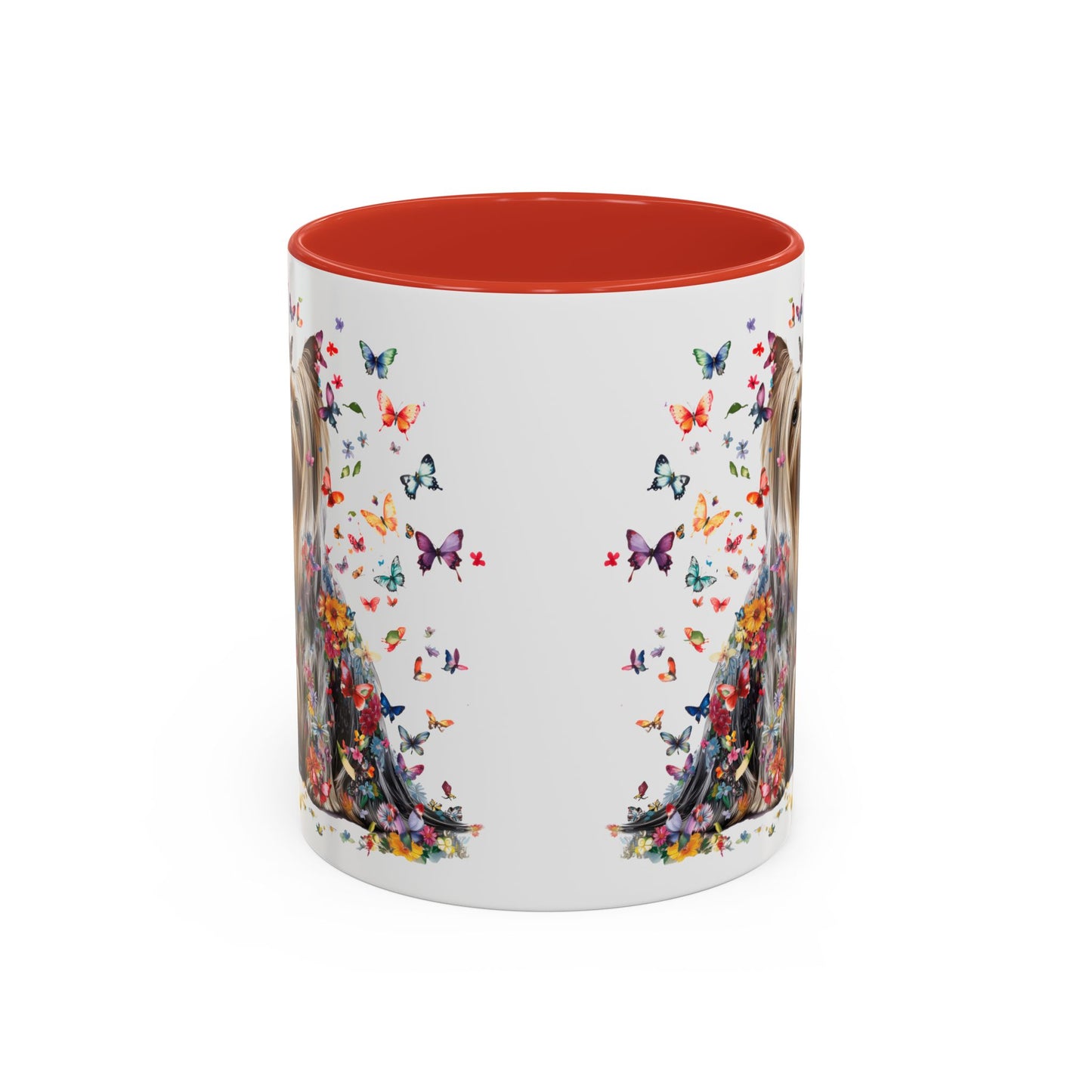 Silky Terrier #2 Personalized Accent Mugs, 11oz