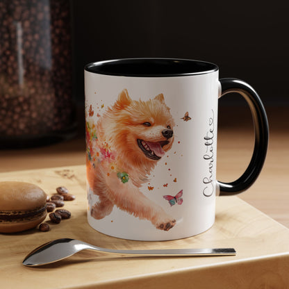 Chow Chow Personalized Accent Mugs, 11oz