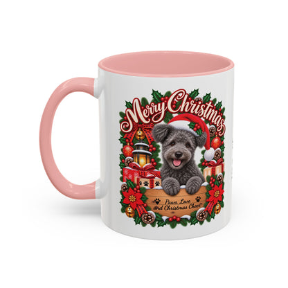 Pumi #2 Merry Christmas, personalised accent colour 11oz mug