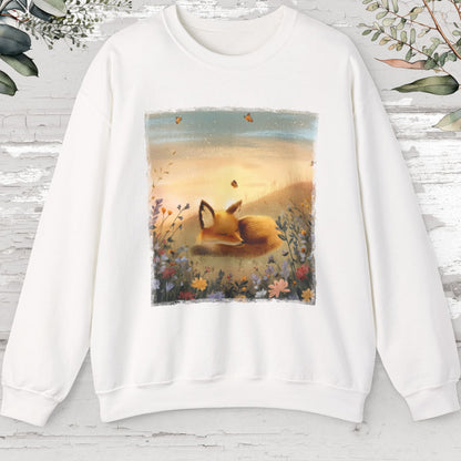 Fox sleeping #4 Unisex Sweat Shirt.