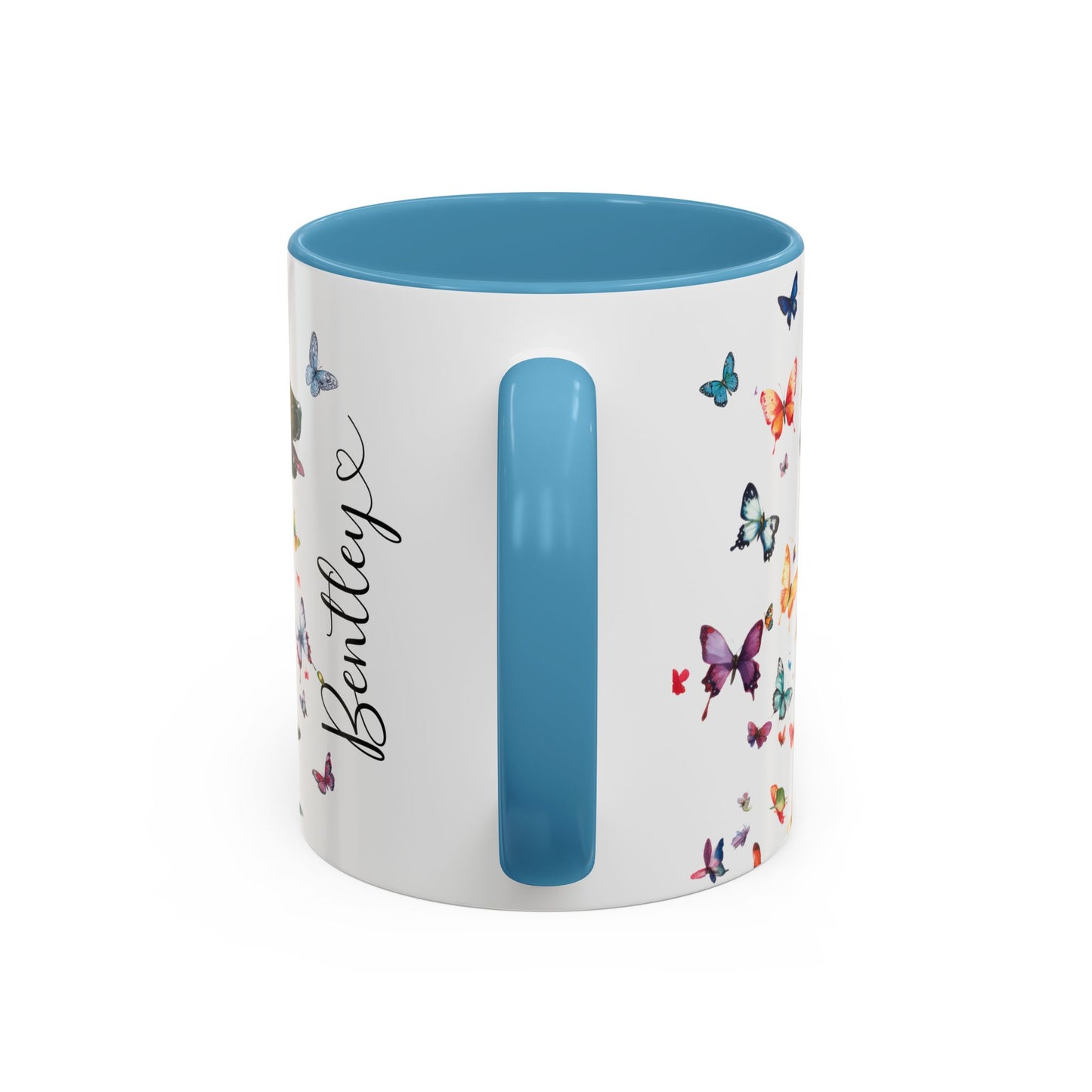 Wheaten Buhund Personalized Accent Mugs, 11oz