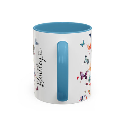 Wheaten Buhund Personalized Accent Mugs, 11oz