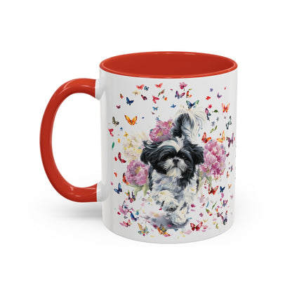Shih Tzu #4 Personalized Accent Mugs, 11oz