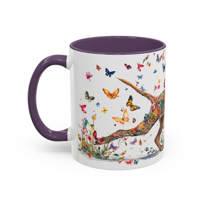 Wire Haired Vizsla Personalized Accent Mugs, 11oz