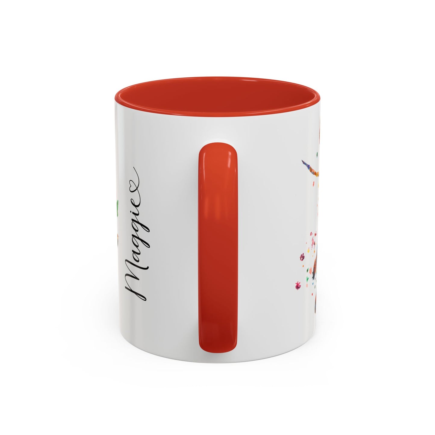 Great Dane #2 Personalized Colorful Accent Mugs, 11oz