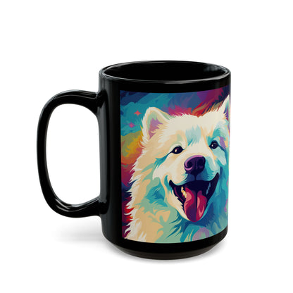 Samoyed Black Mugs (11oz, 15oz)