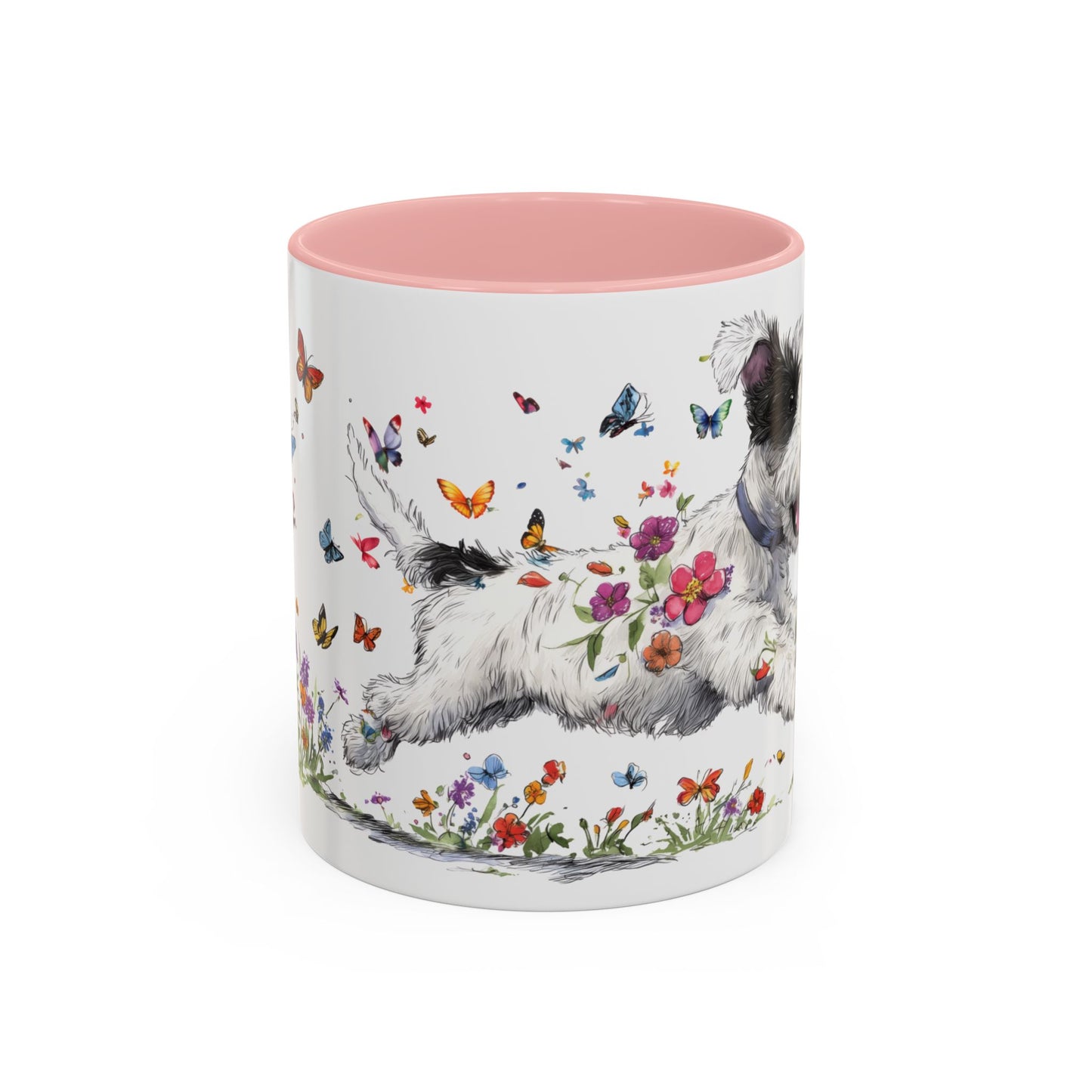 Sealyham Terrier Personalized Accent Mugs, 11oz