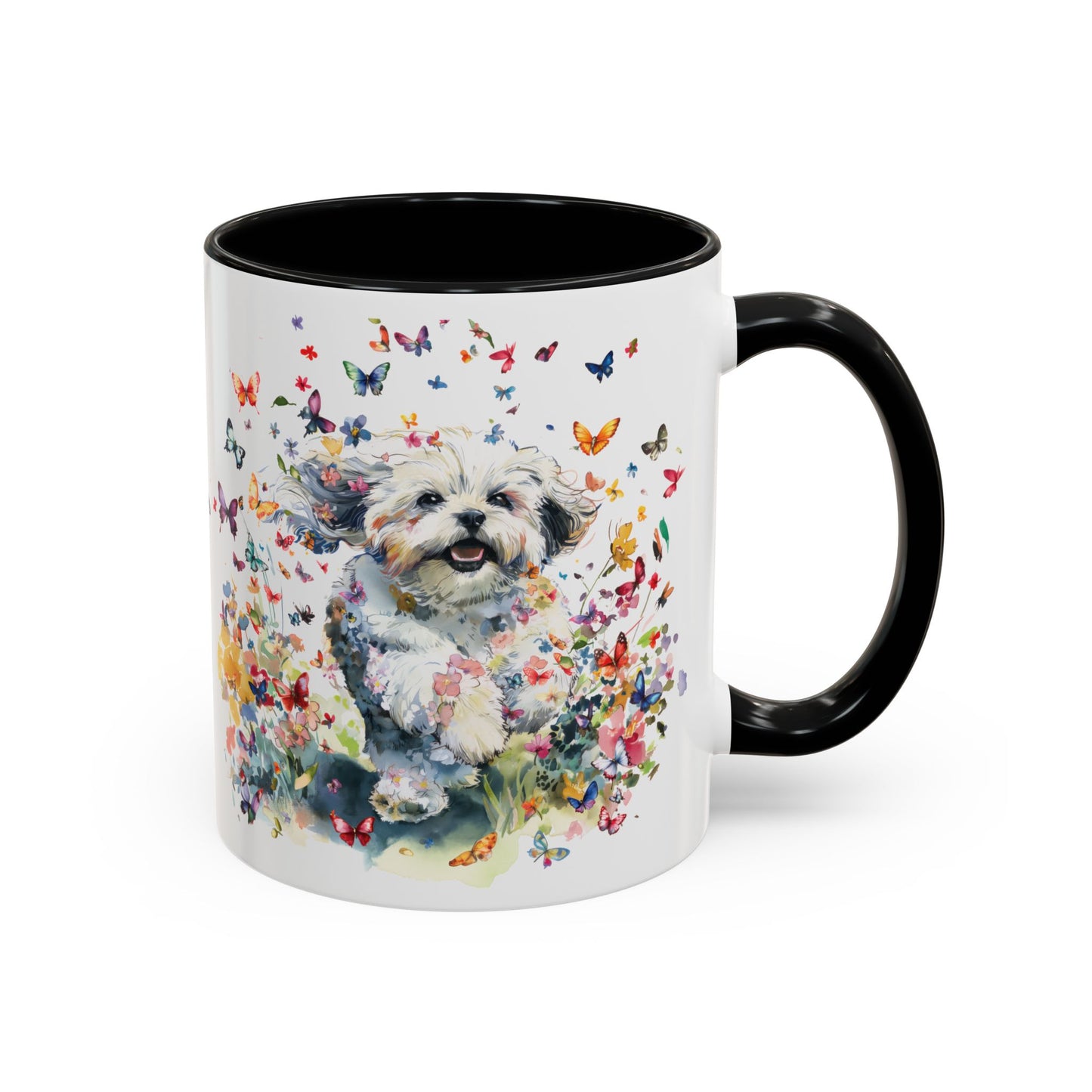 Shih Tzu #2 Personalized Accent Mugs, 11oz