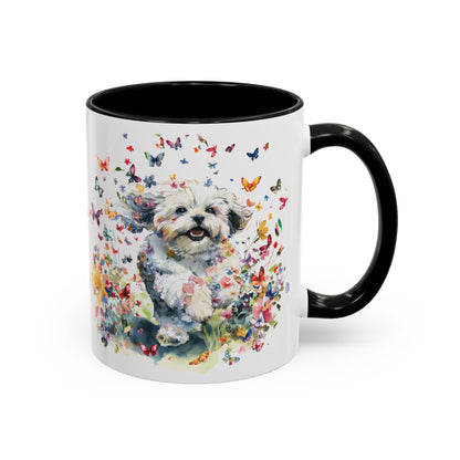 Shih Tzu #2 Personalized Accent Mugs, 11oz
