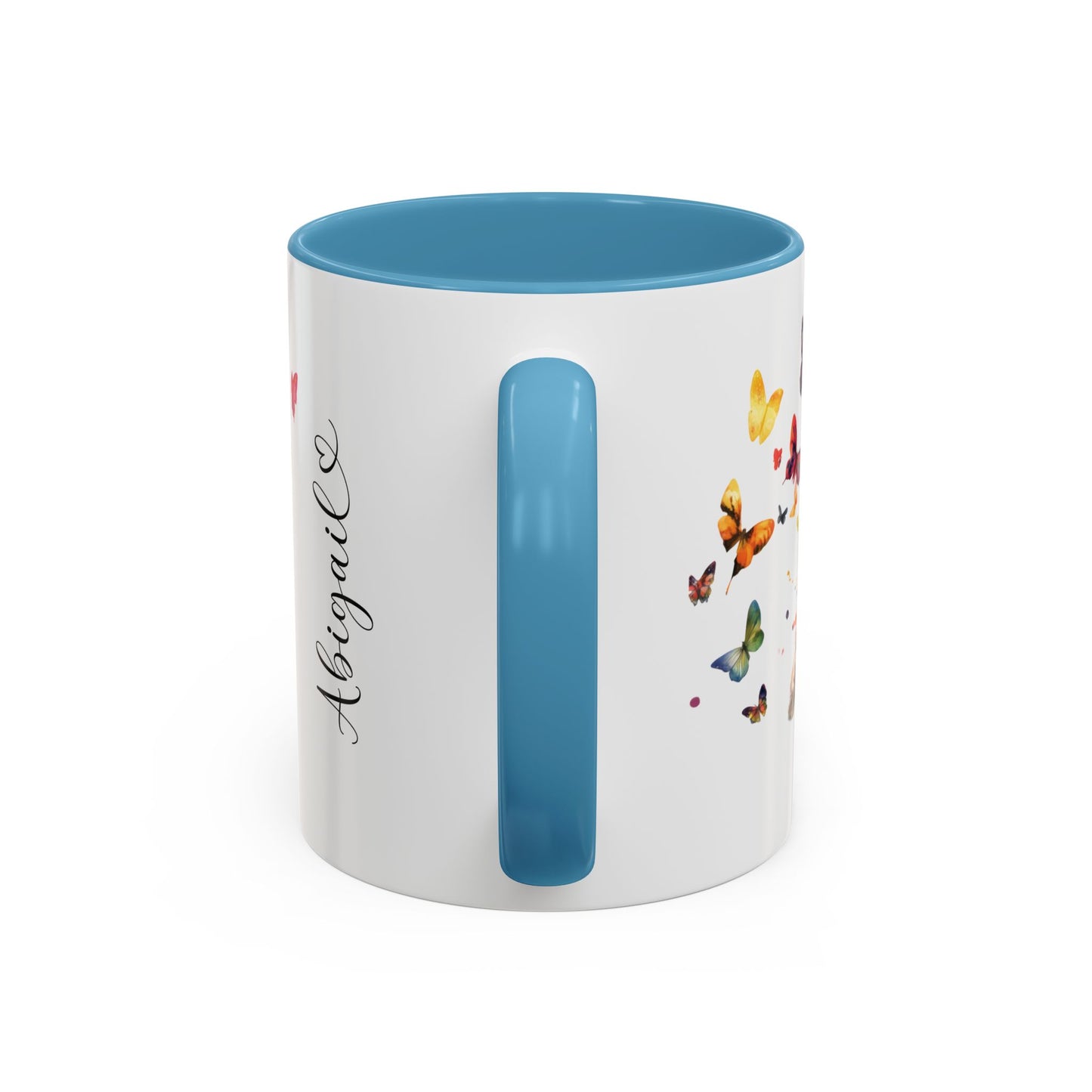 Poodle Personalized Accent Mugs, 11oz