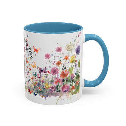 Schipperke Let your spirit run free Personalized Accent Mugs, 11oz