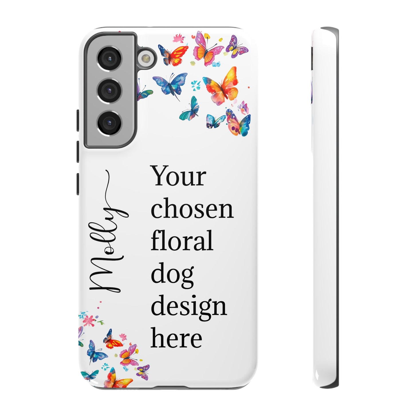 Phone Case, Personalized from ANY OF OUR DESIGNS - White case