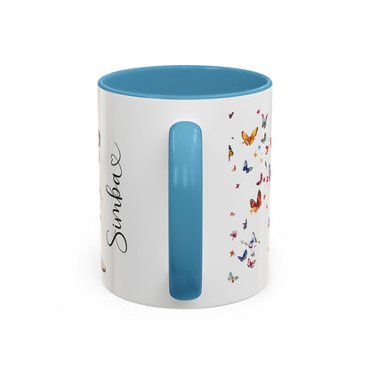 Shiba Inu #2 Personalized Accent Mugs, 11oz