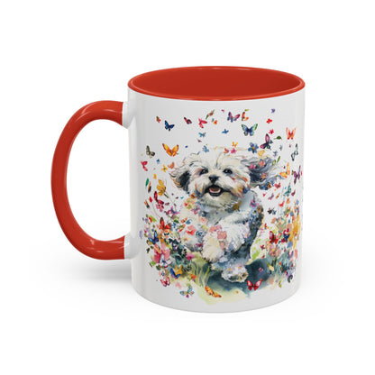 Shih Tzu #2 Personalized Accent Mugs, 11oz