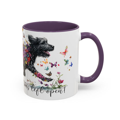 Labradoodle/Groodle #1  Live like the gate was left open, Accent Mugs, 11oz & 15oz