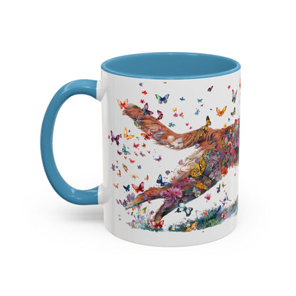 Nova Scotia Duck Tolling Retriever Personalized Accent Mugs, 11oz