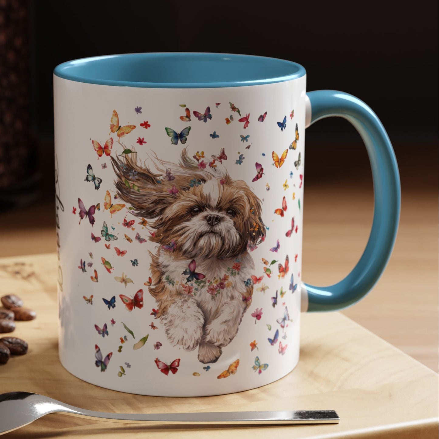 Shih Tzu #1 Personalized Accent Mugs, 11oz