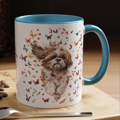 Shih Tzu #1 Personalized Accent Mugs, 11oz