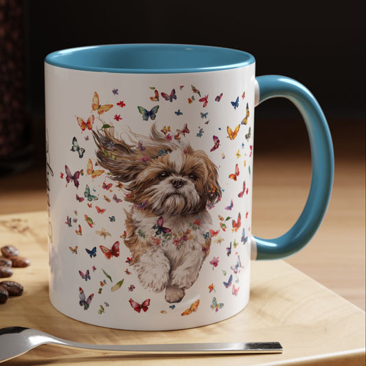 Shih Tzu #1 Personalized Accent Mugs, 11oz