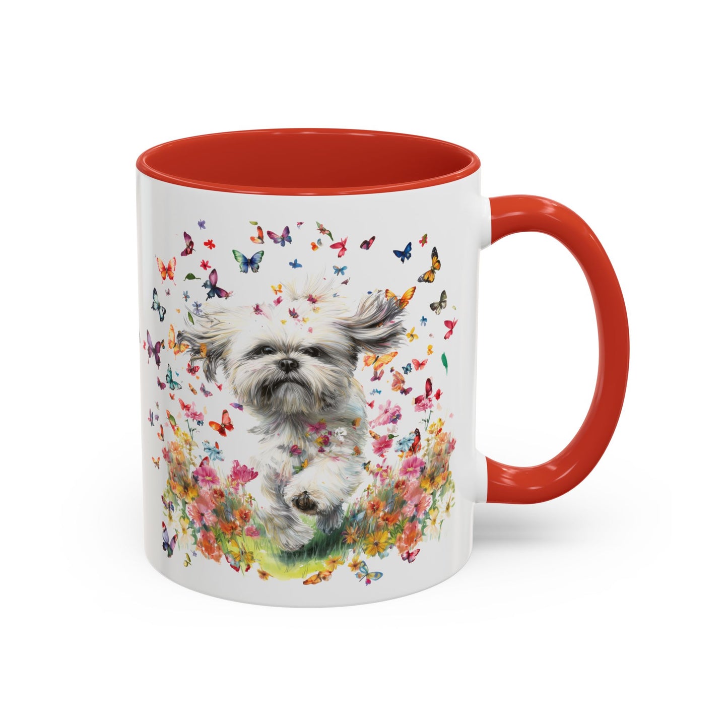 Shih Tzu #3 Personalized Accent Mugs, 11oz