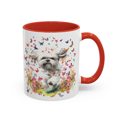 Shih Tzu #3 Personalized Accent Mugs, 11oz