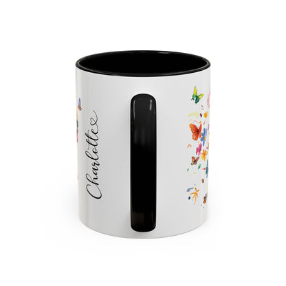 Peekingese Personalized Accent Mugs, 11oz