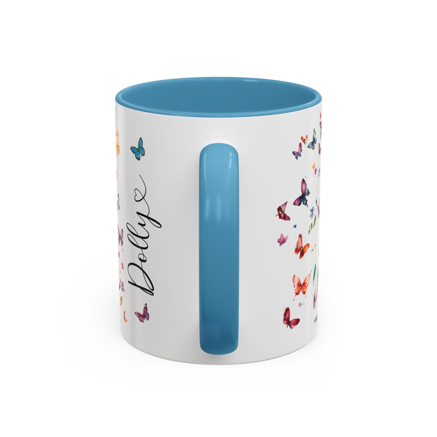 Boston Terrier #4, Personalized Accent Mugs, 11oz