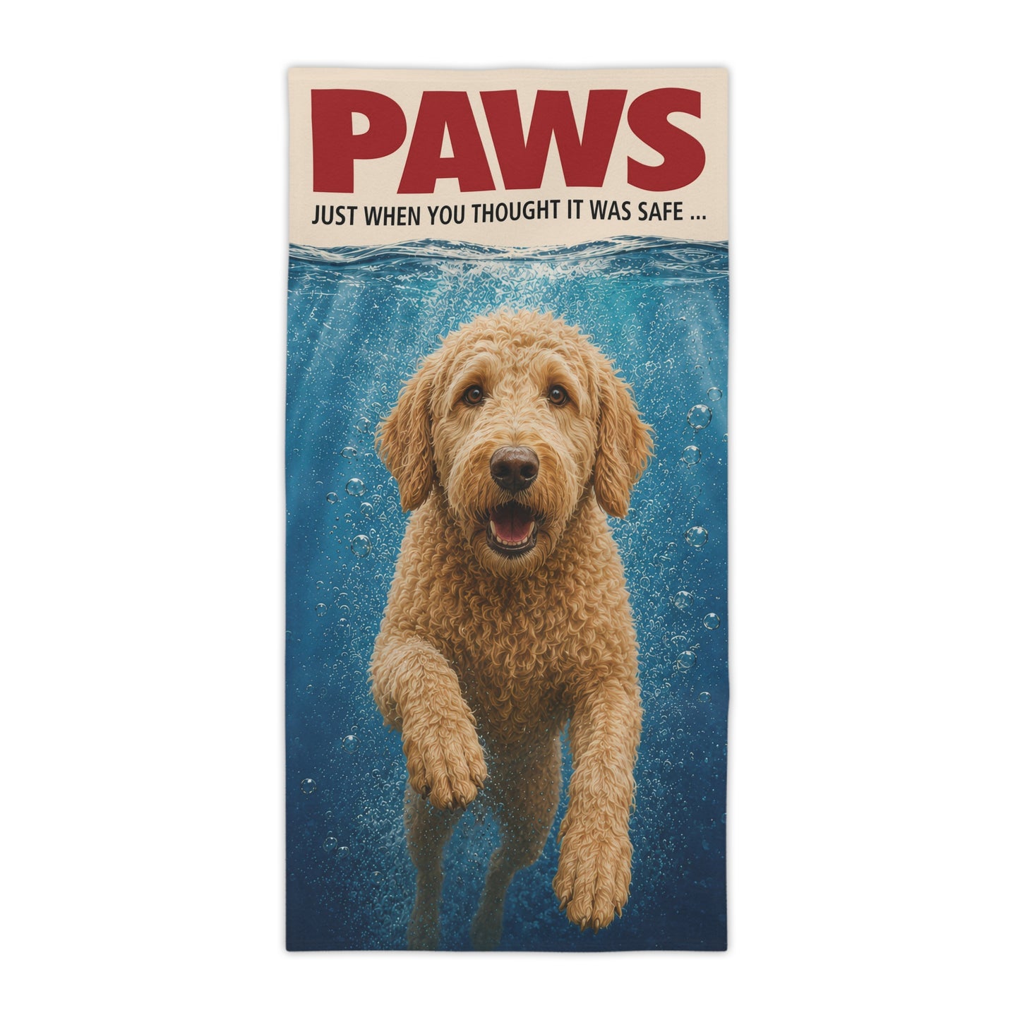 Golden Doodle/Groodle PAWS Beach Towel