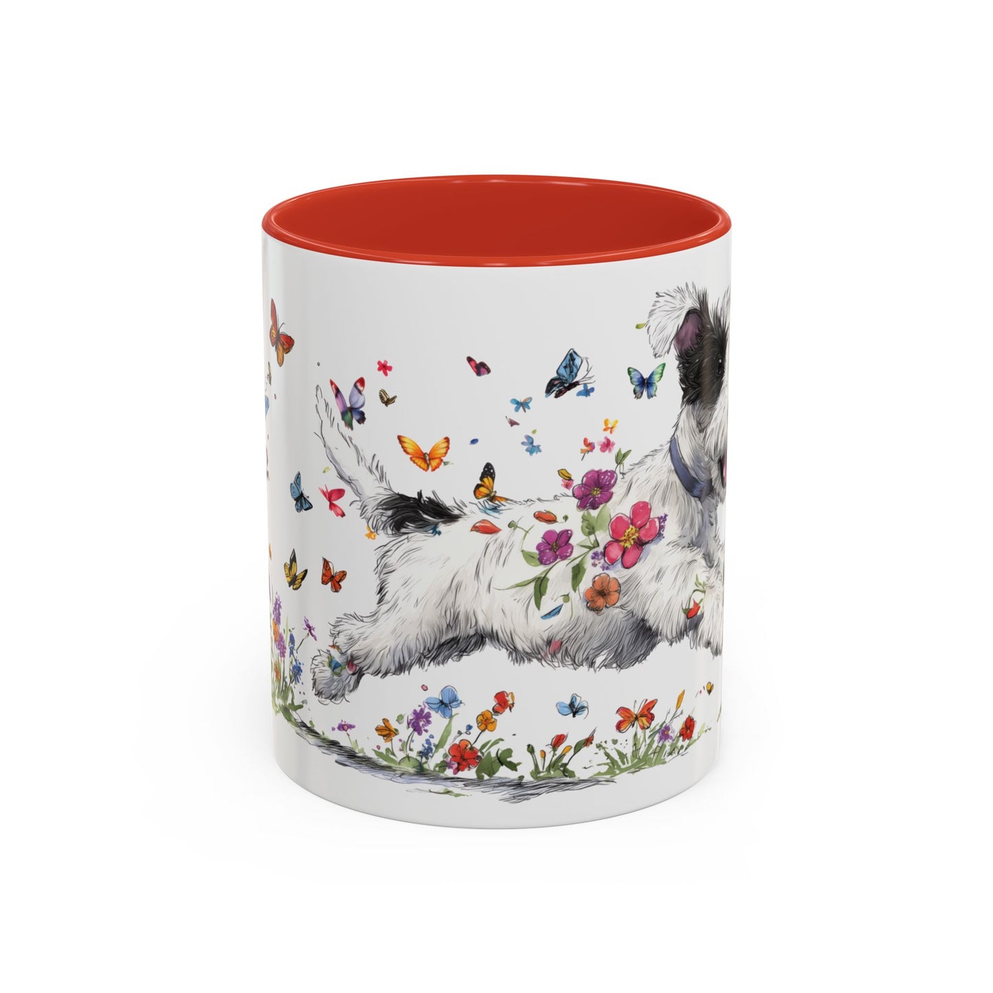 Sealyham Terrier Personalized Accent Mugs, 11oz