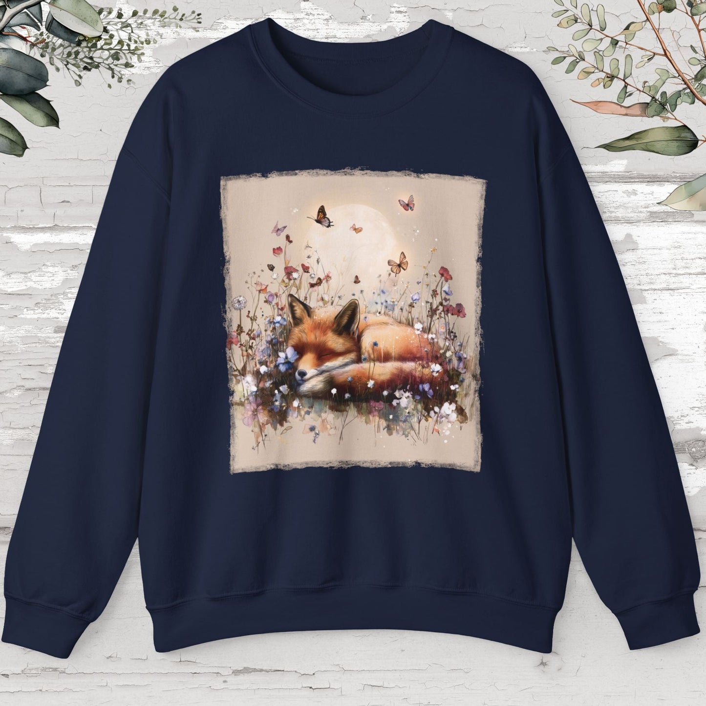 Fox sleeping #5 Unisex Sweat Shirt.