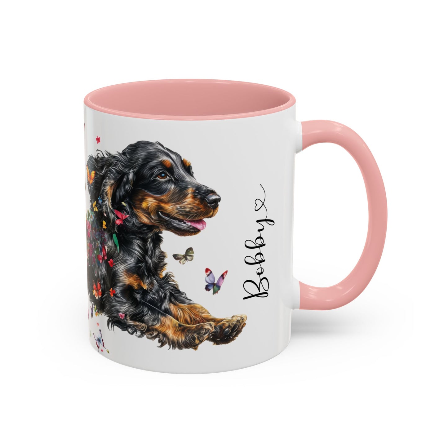 English Cocker Spaniel #4 Personalized Accent Mugs, 11oz