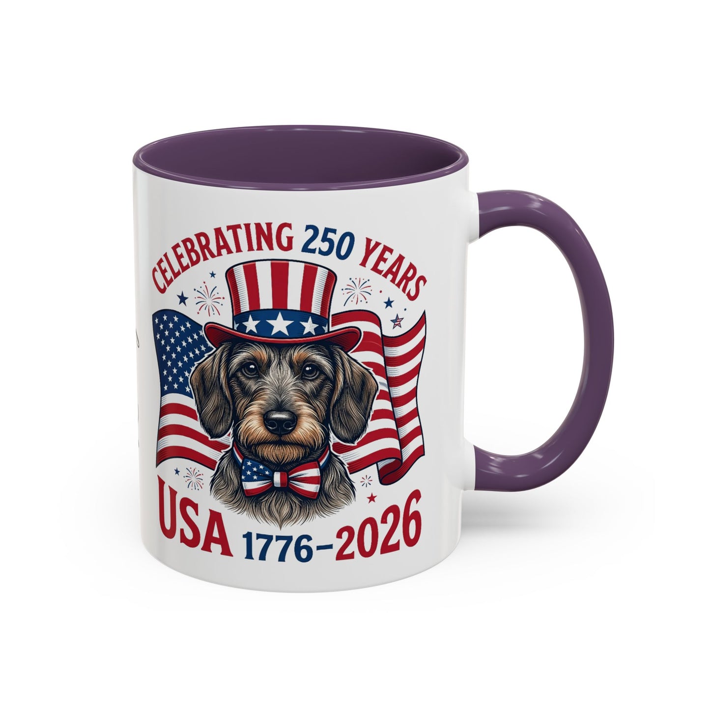 Dachshund #2 - 250th Celebration Personalised  Accent Mugs, 11oz & 15oz