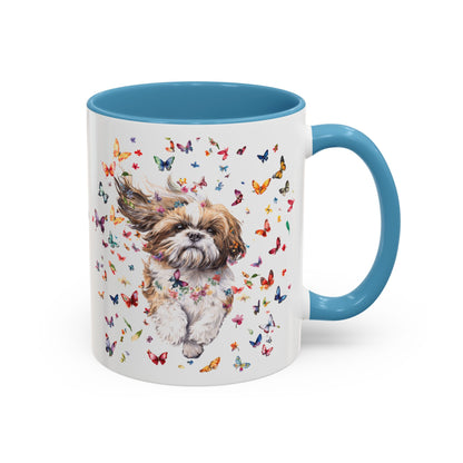 Shih Tzu #1 Personalized Accent Mugs, 11oz