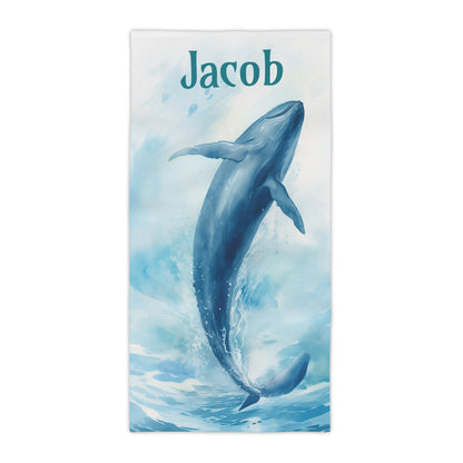 Whale #2 Personalised Beach Towels