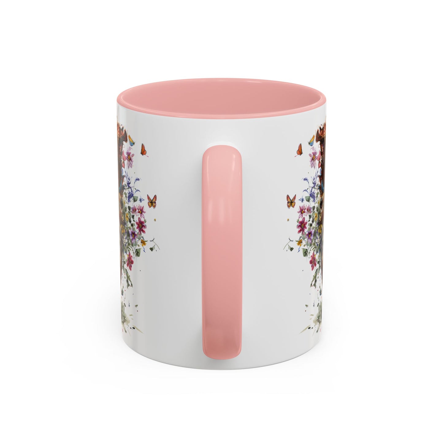 Border Collie #5 Personalized Accent Mugs, 11oz