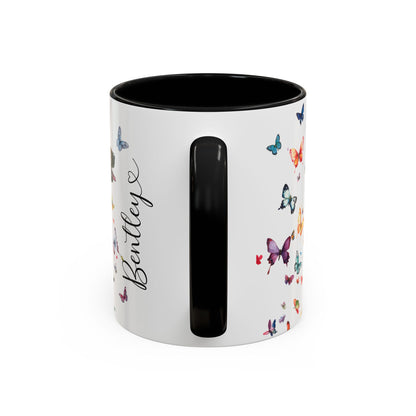 Wheaten Buhund Personalized Accent Mugs, 11oz