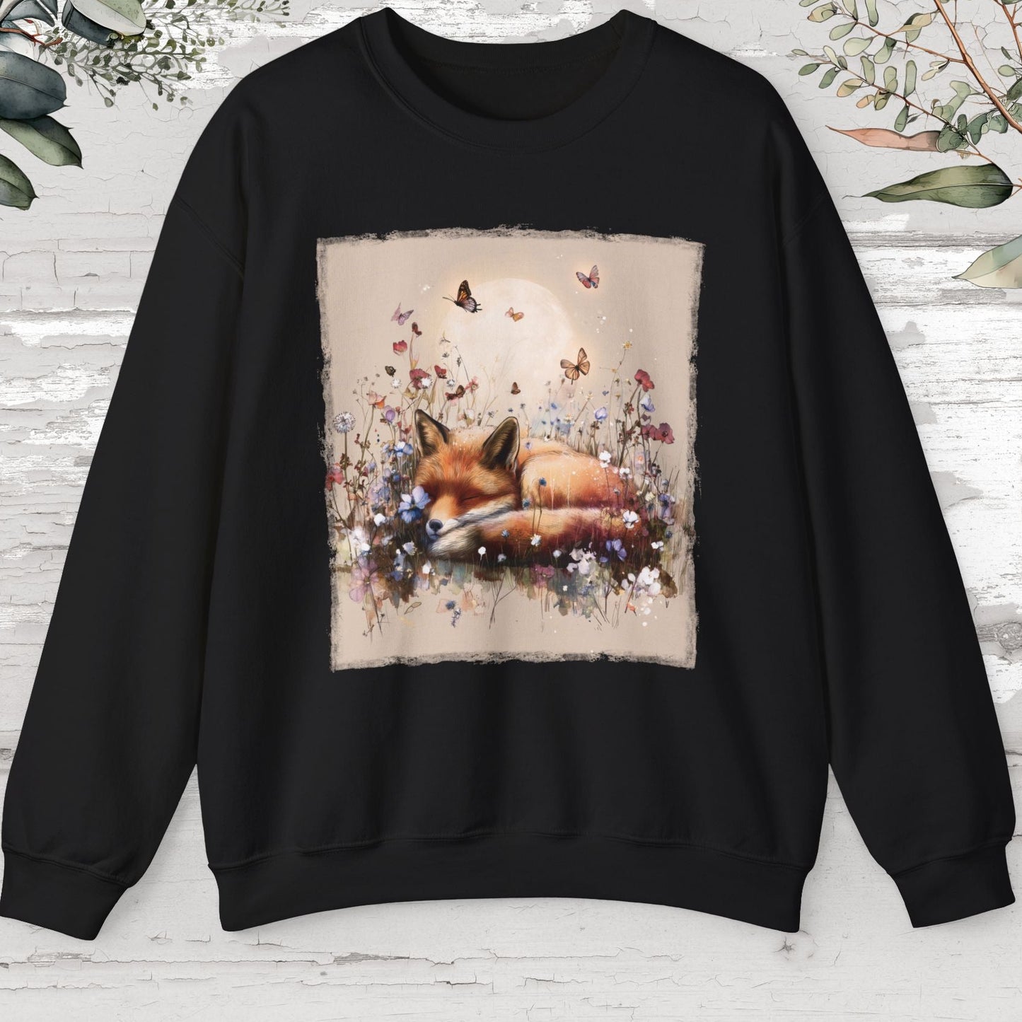 Fox sleeping #5 Unisex Sweat Shirt.
