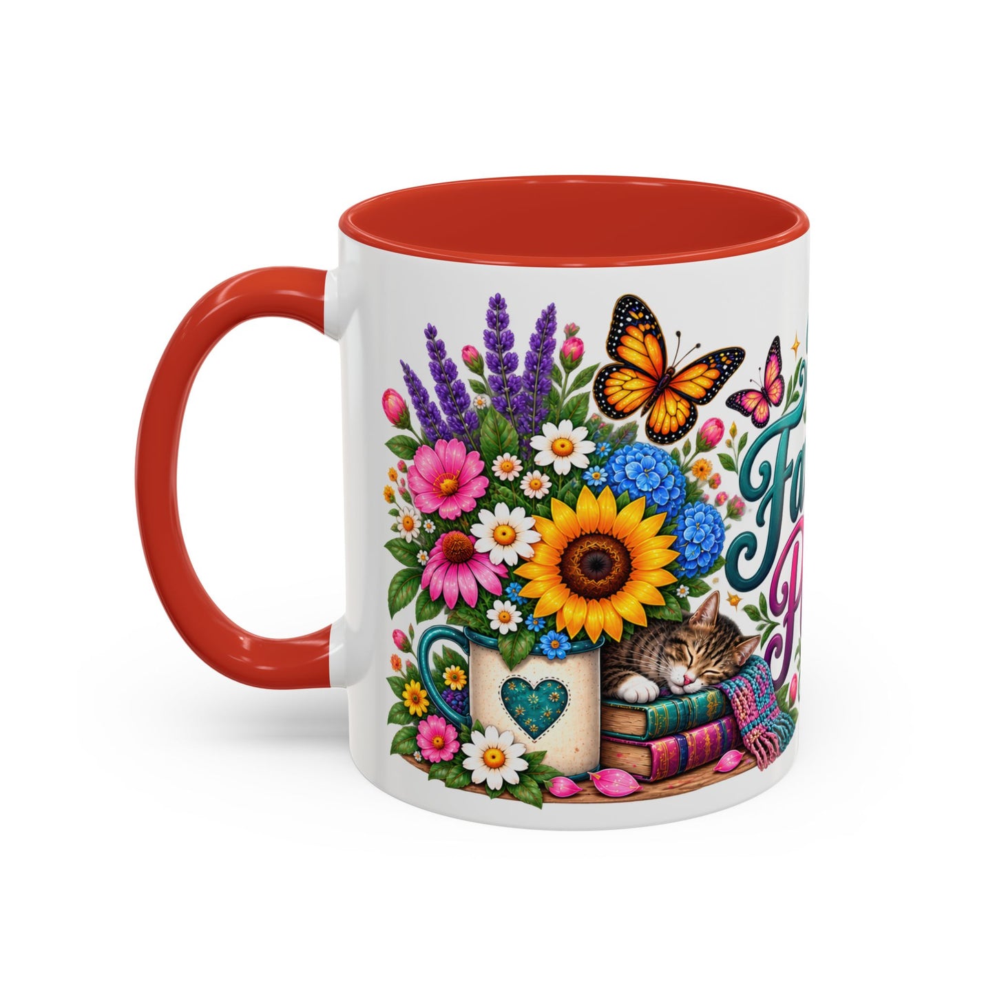 My Favorite Person, 11oz  accent mug (US spelling)