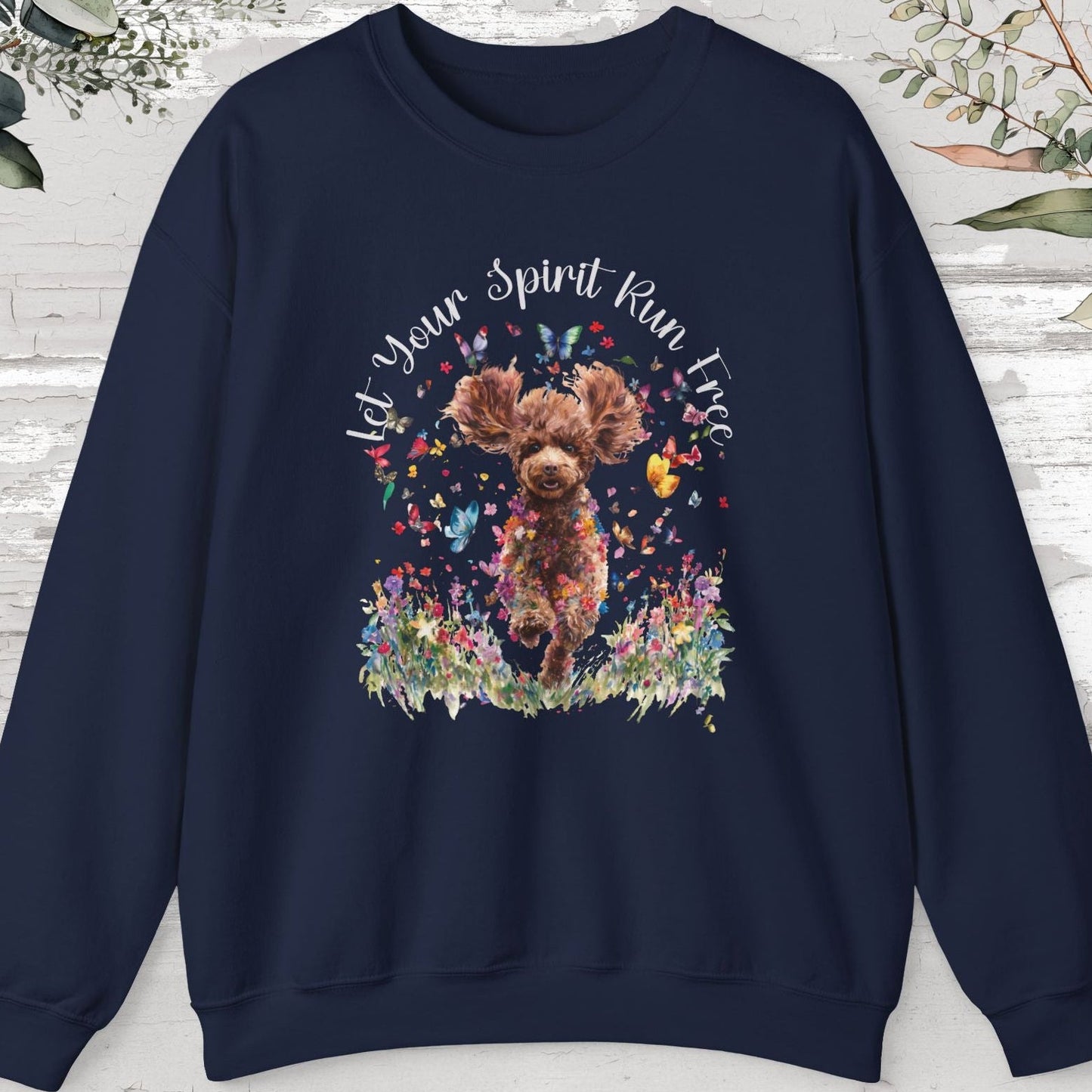 Cavapoo/Cavoodle Let your spirit run free, Sweatshirt